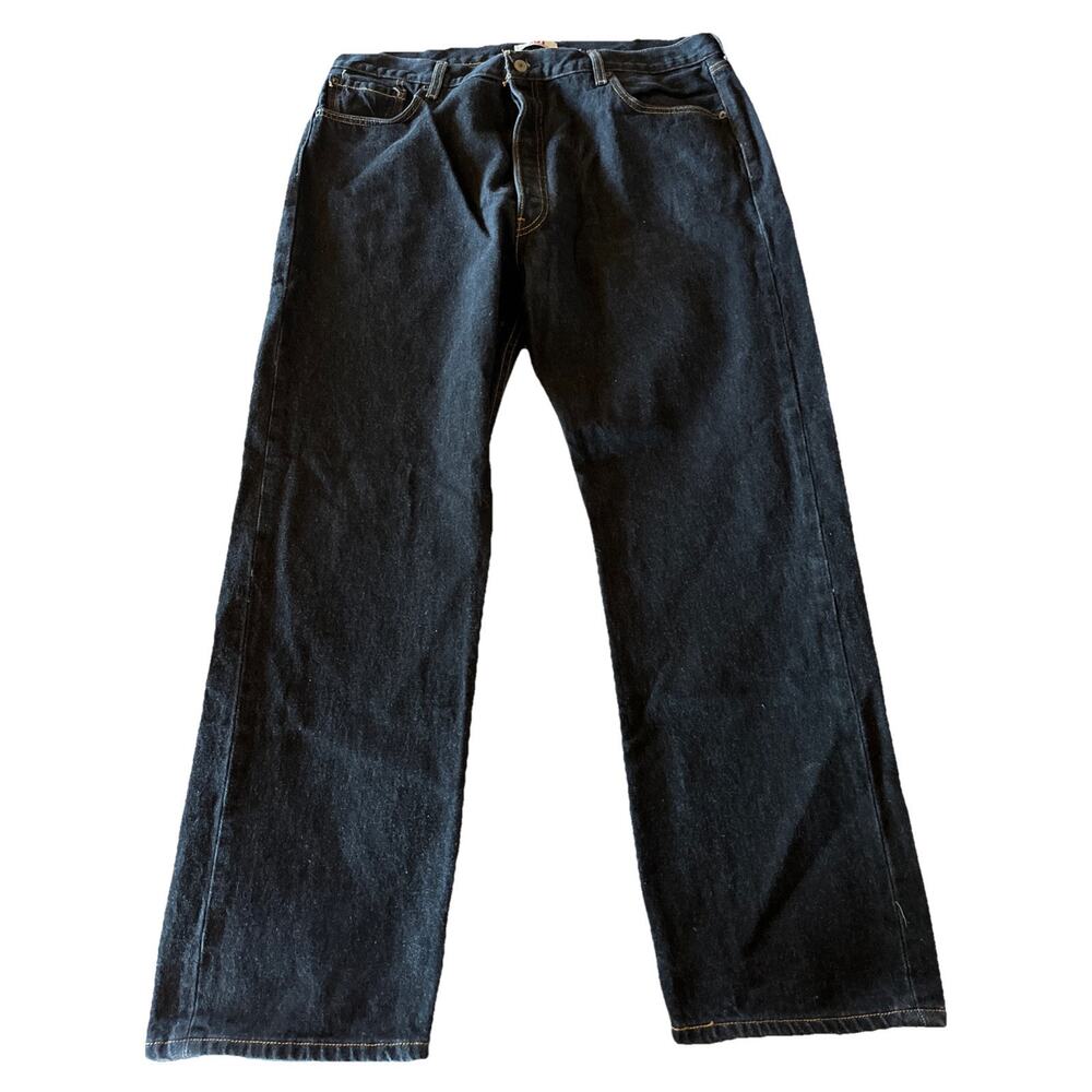 Levi’s VTG 501 XX Jeans 38x31 Fit Black Y2K Denim Cotton Button Fly Dark Wash